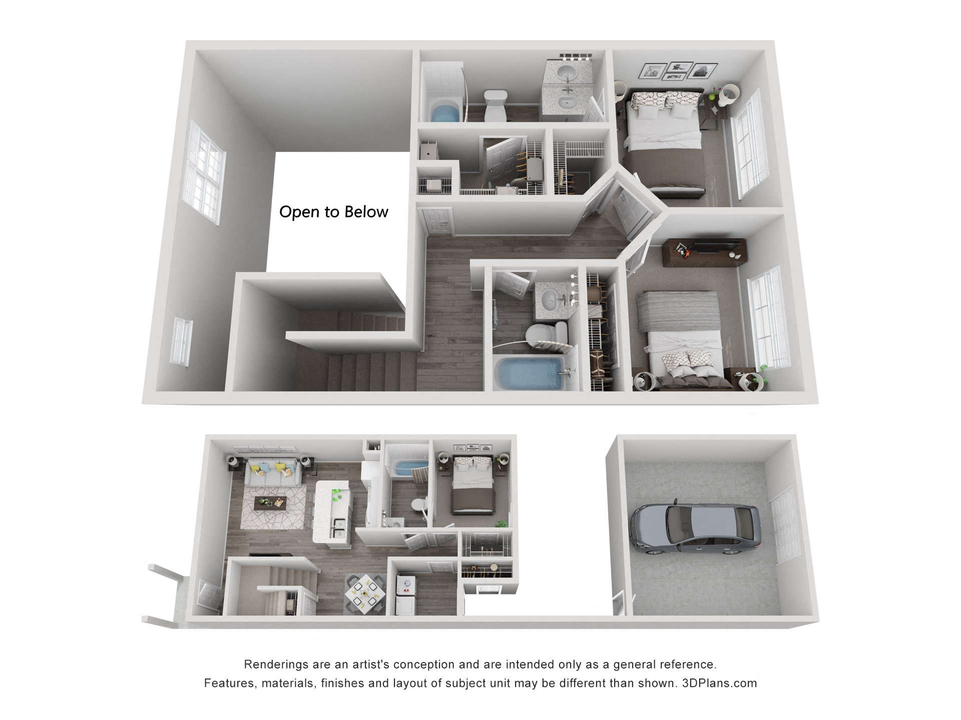 Floor plan layout diagram for Laurel